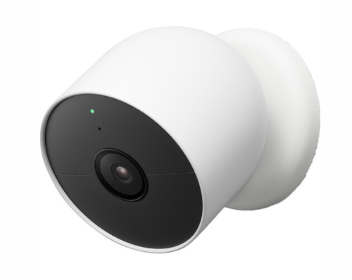 Google Nest Cam Battery Indoor/Outdoor Security Camera, 3-pack